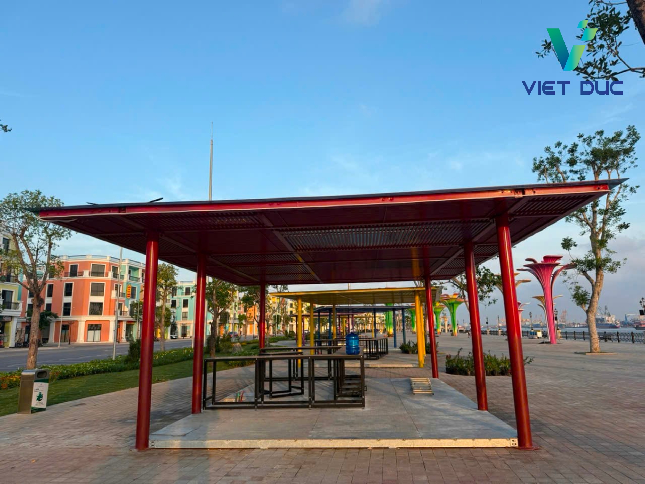 Công trình tấm nhựa Polycarbonate