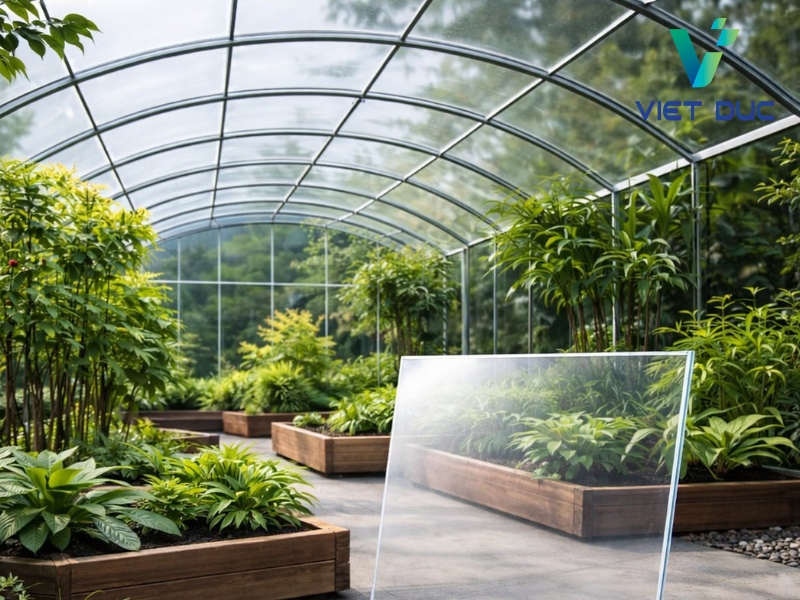 Mái Poly nhà kính