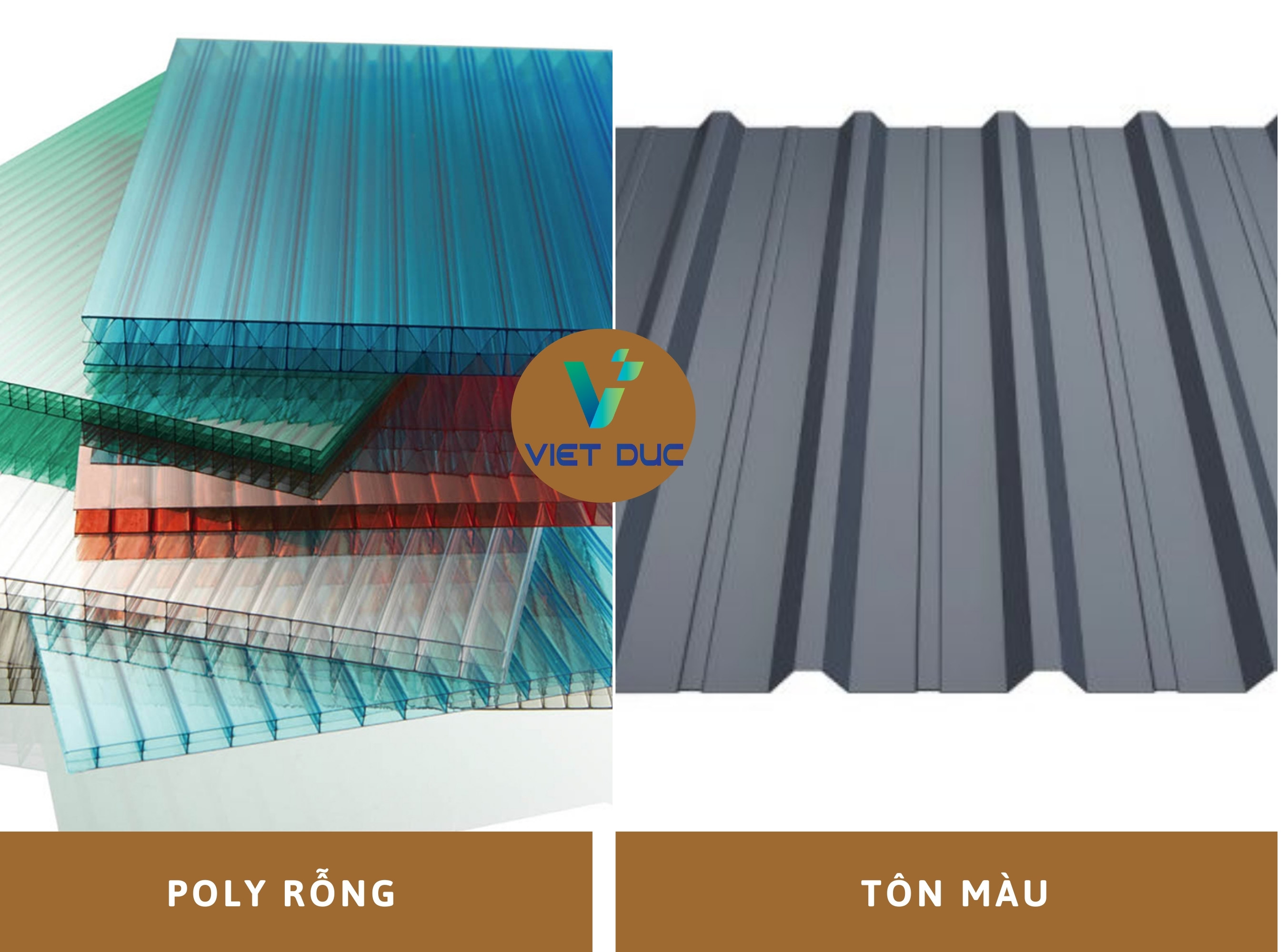 Nhựa Poly và tôn