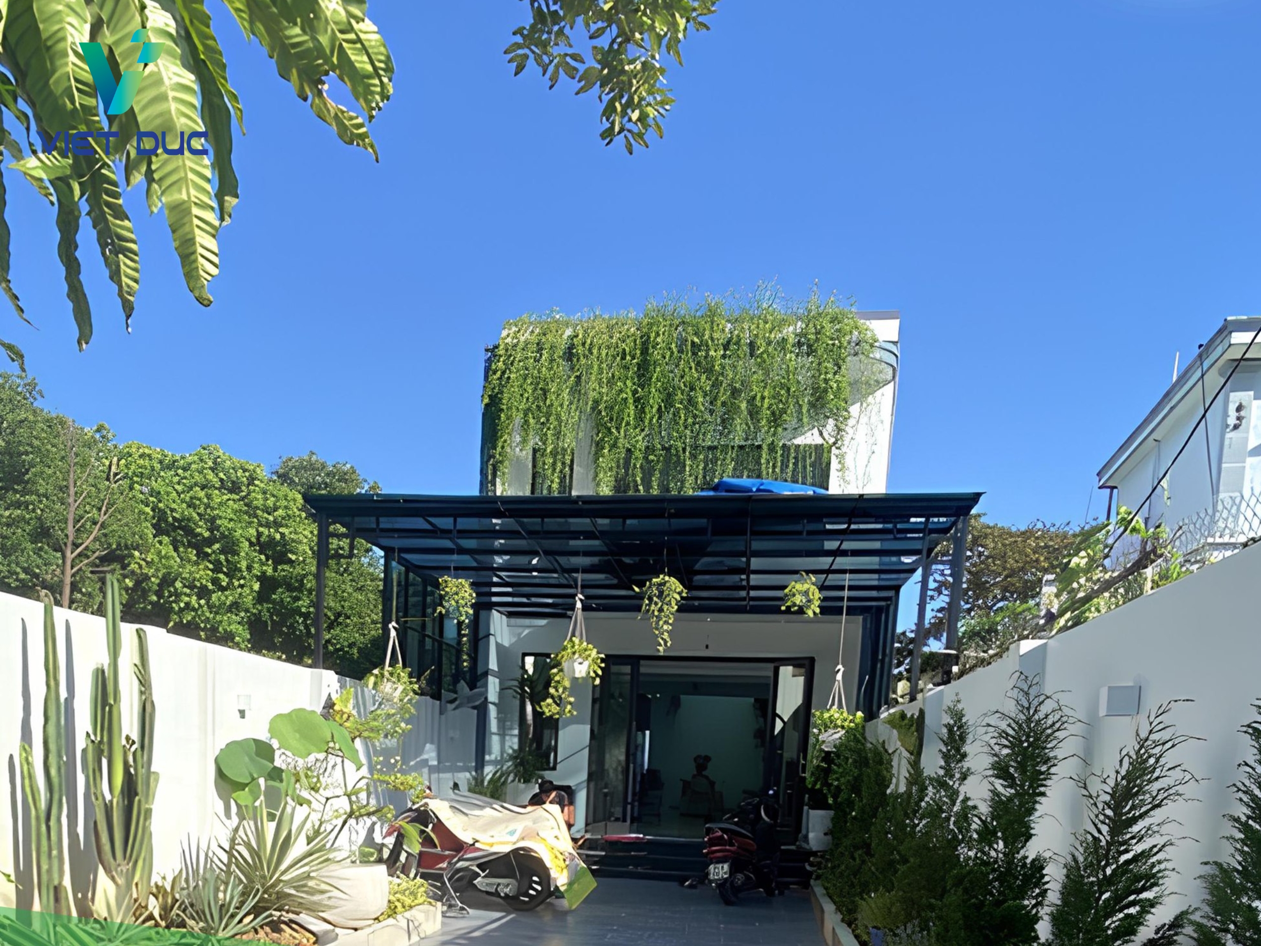 Công trình mái nhựa Poly