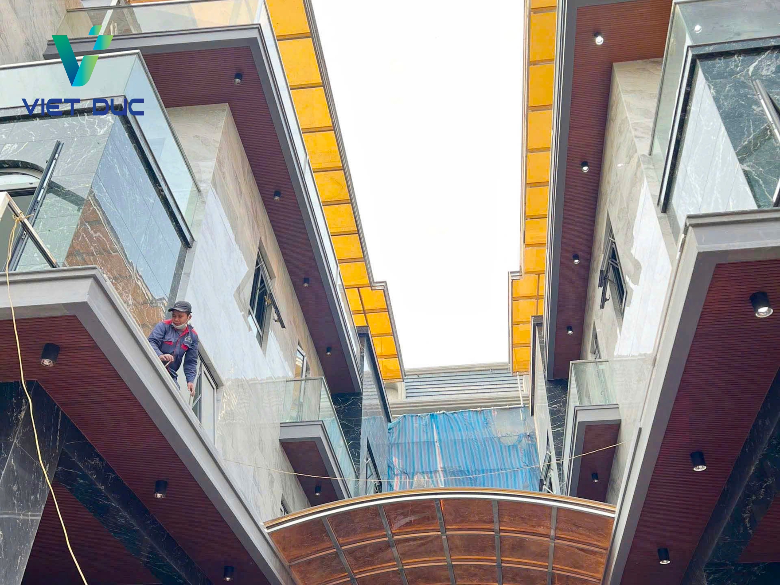 Công trình mái che Polycarbonate