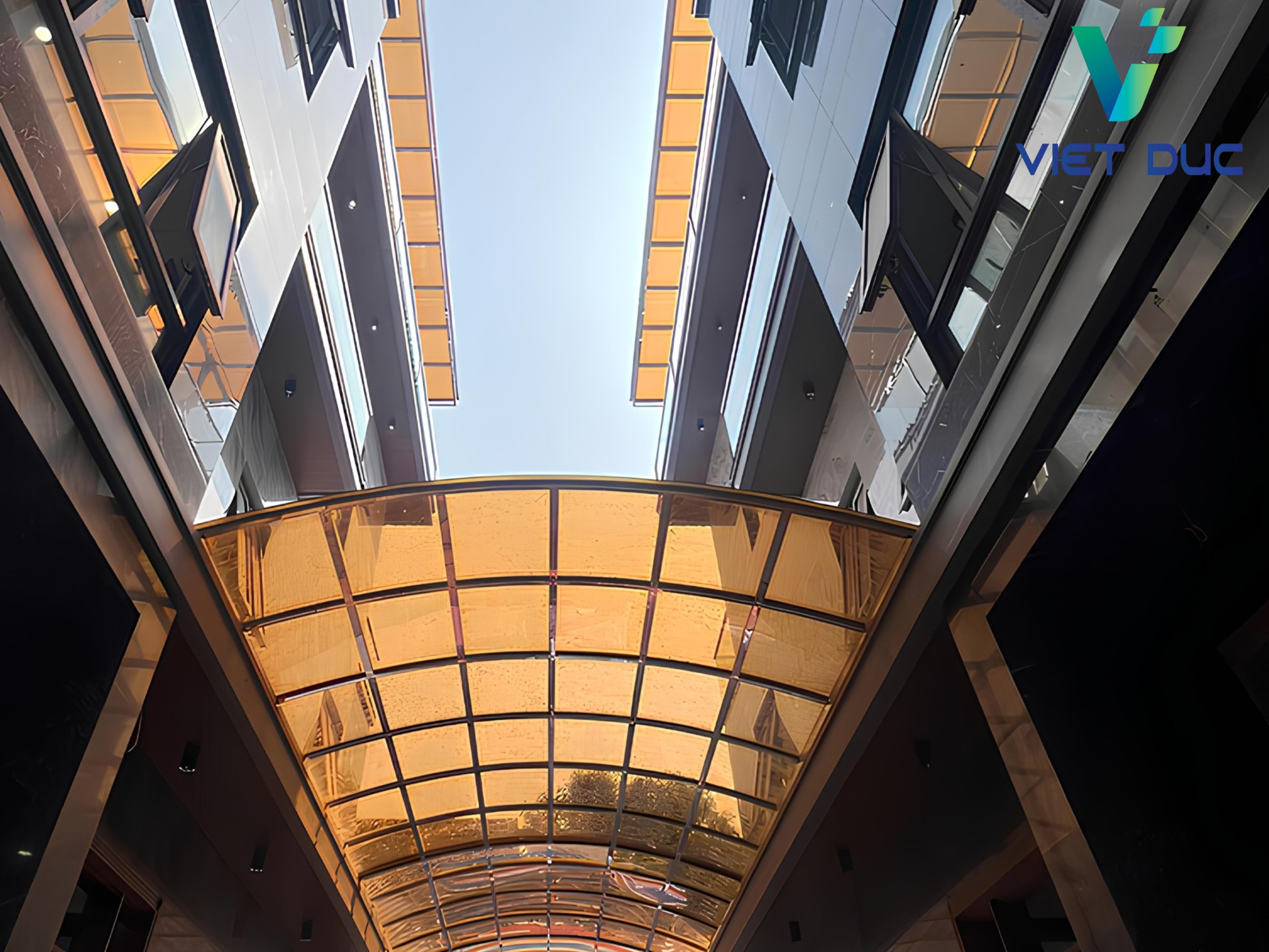 Công trình mái nhựa Poly