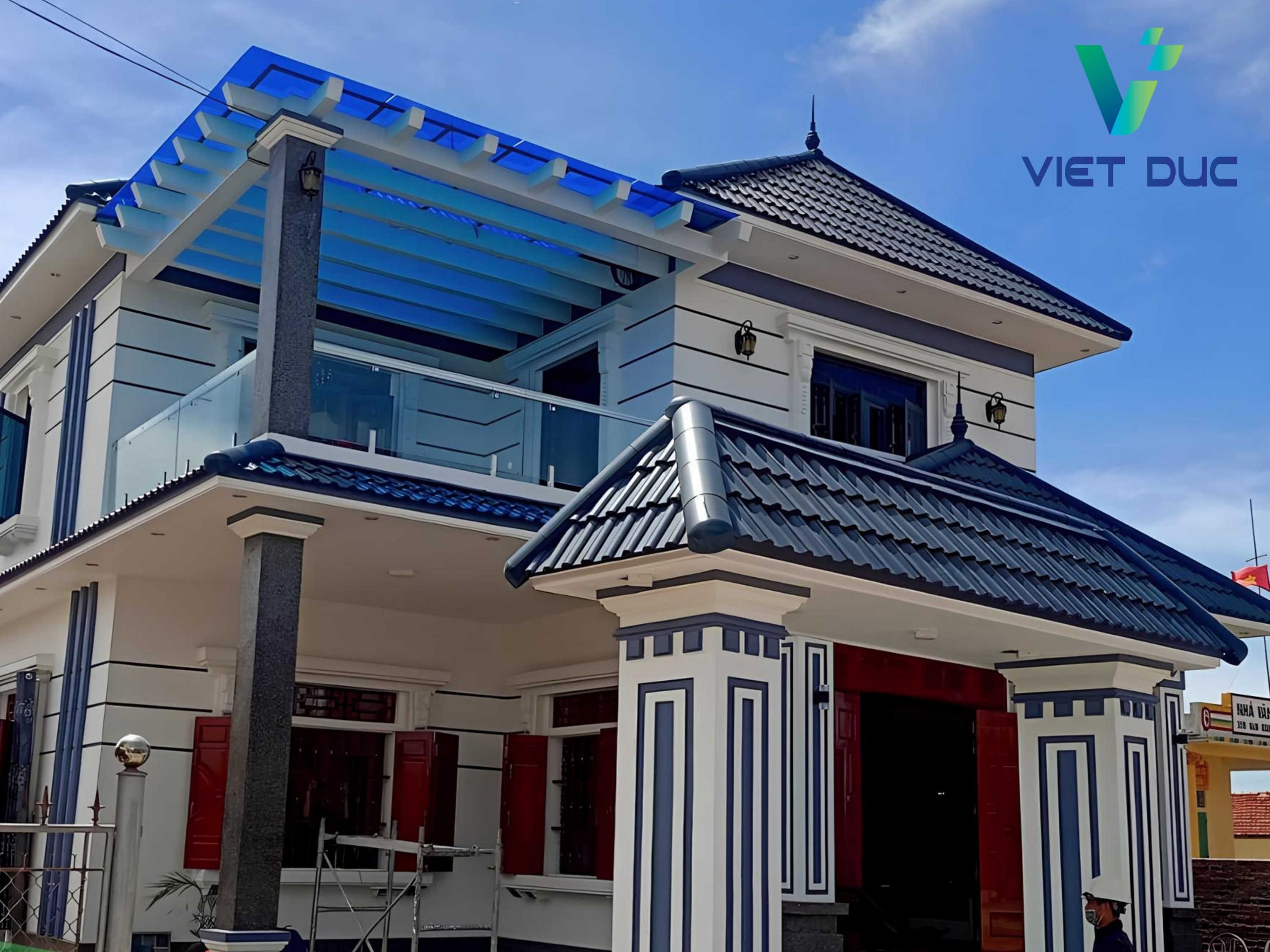 Công trình mái nhựa Poly