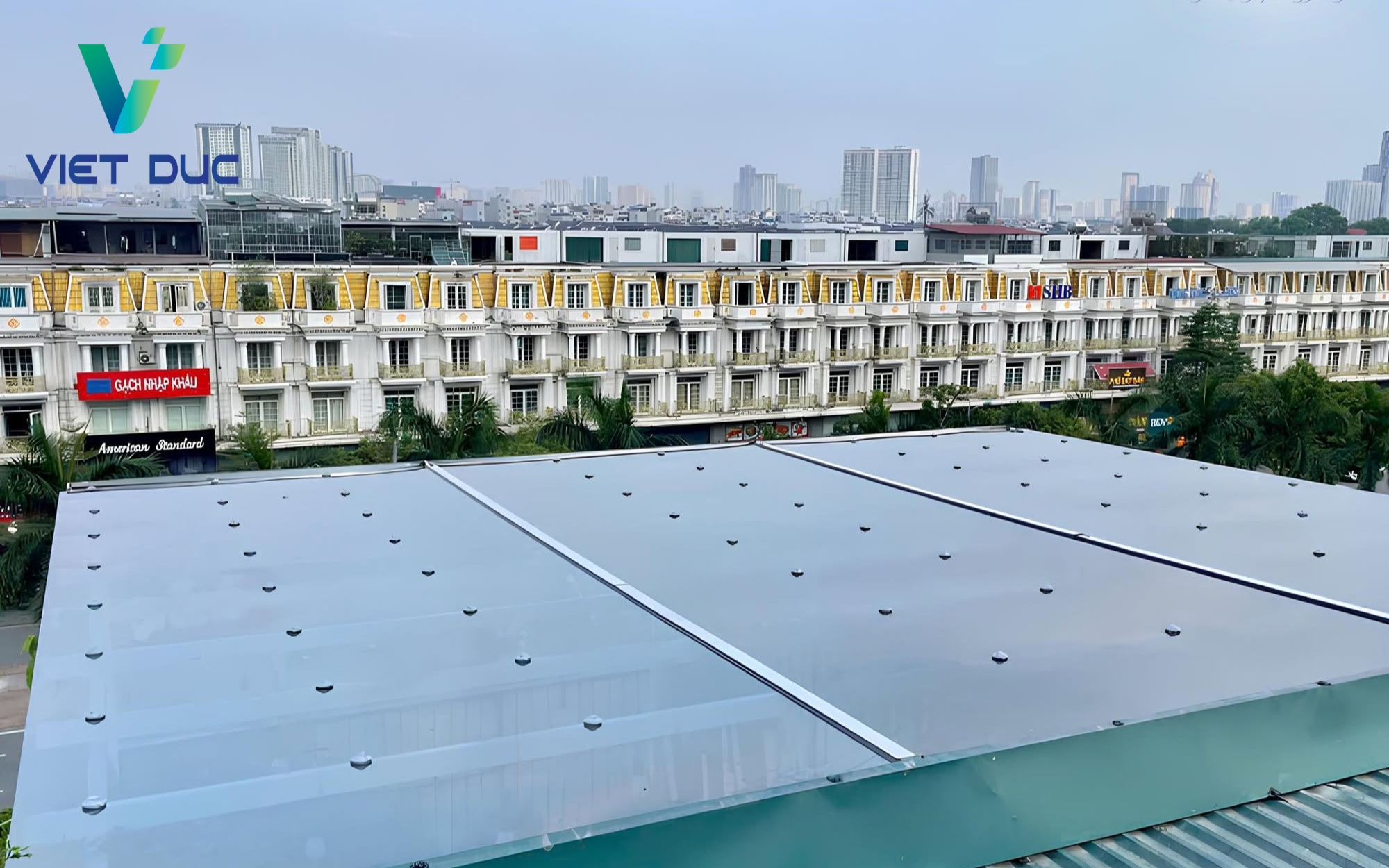 Công trình tấm nhựa Poly