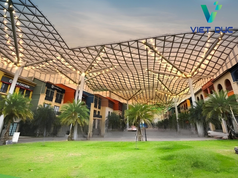 Công trình mái nghệ thuật Poly