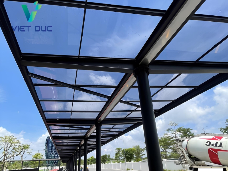 Mái nhựa Poly đạt chuẩn