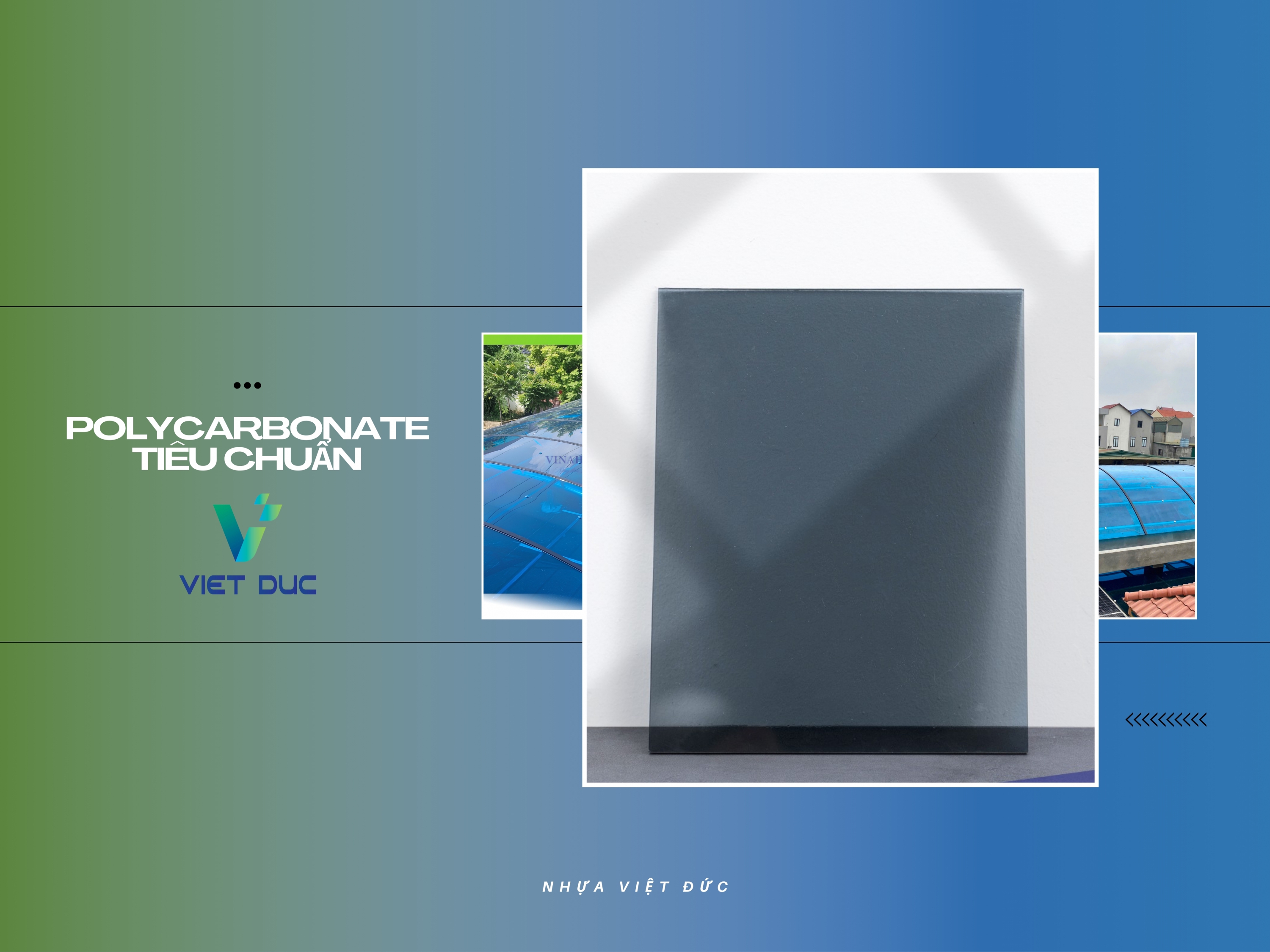 Tấm Polycarbonate tiêu chuẩn có phù hợp với công trình dân dụng, thương mại?