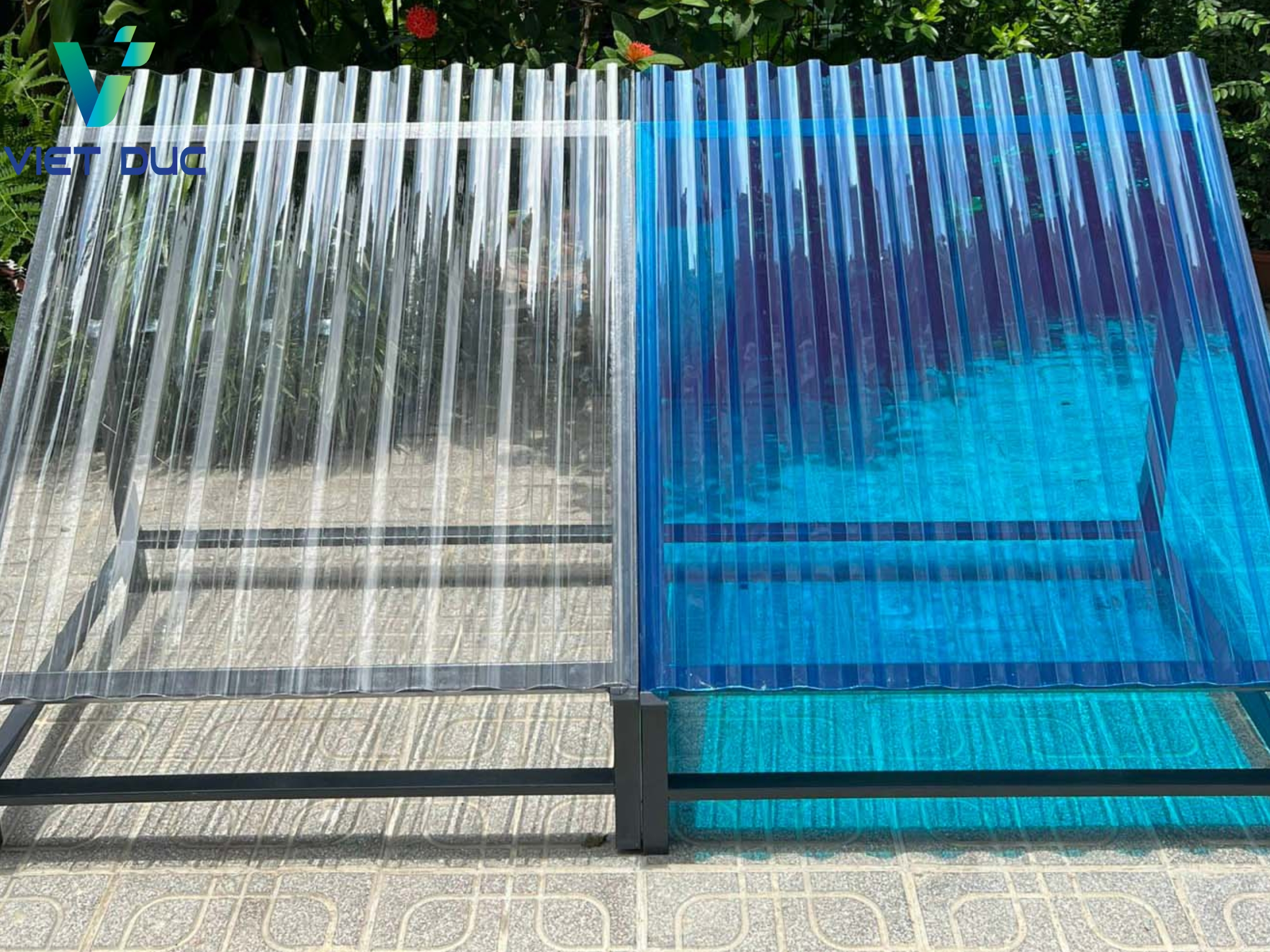 Tôn nhựa lấy sáng Polycarbonate sóng