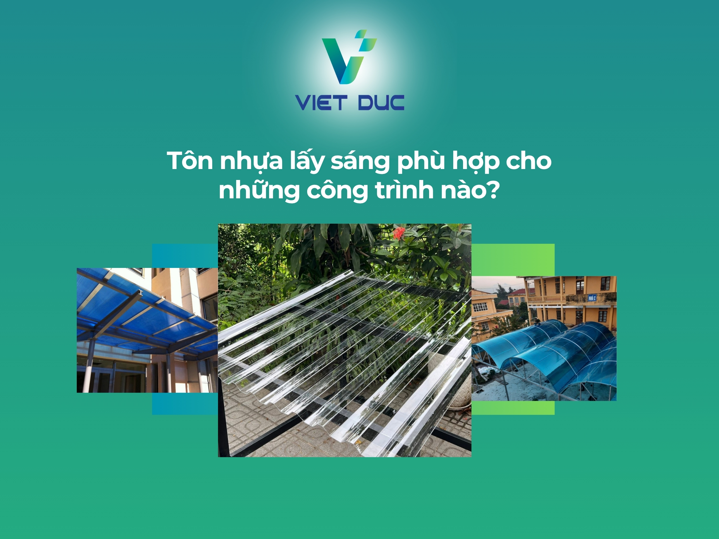 Tôn nhựa lấy sáng phù hợp cho những công trình nào?